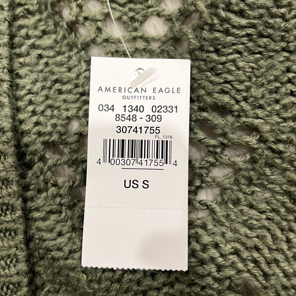 Brand New Green Cardigan Sweater - Picture 3 of 3